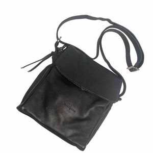 Bruno Rossi Black Italian Leather Crossbody Bag | 7x9x6” | Made in Italy | EUC